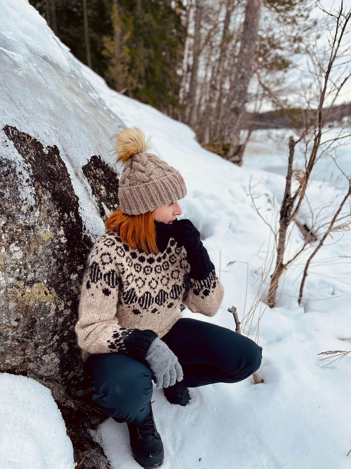 Kivinokka - Knitted Sweater Pattern
