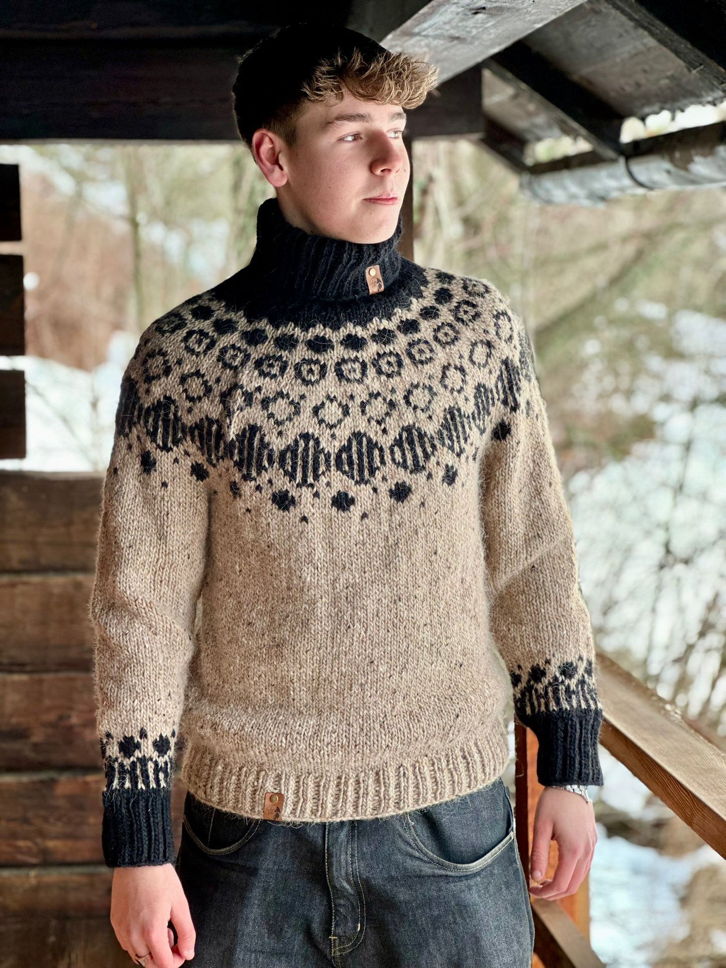 Kivinokka - Knitted Sweater Pattern