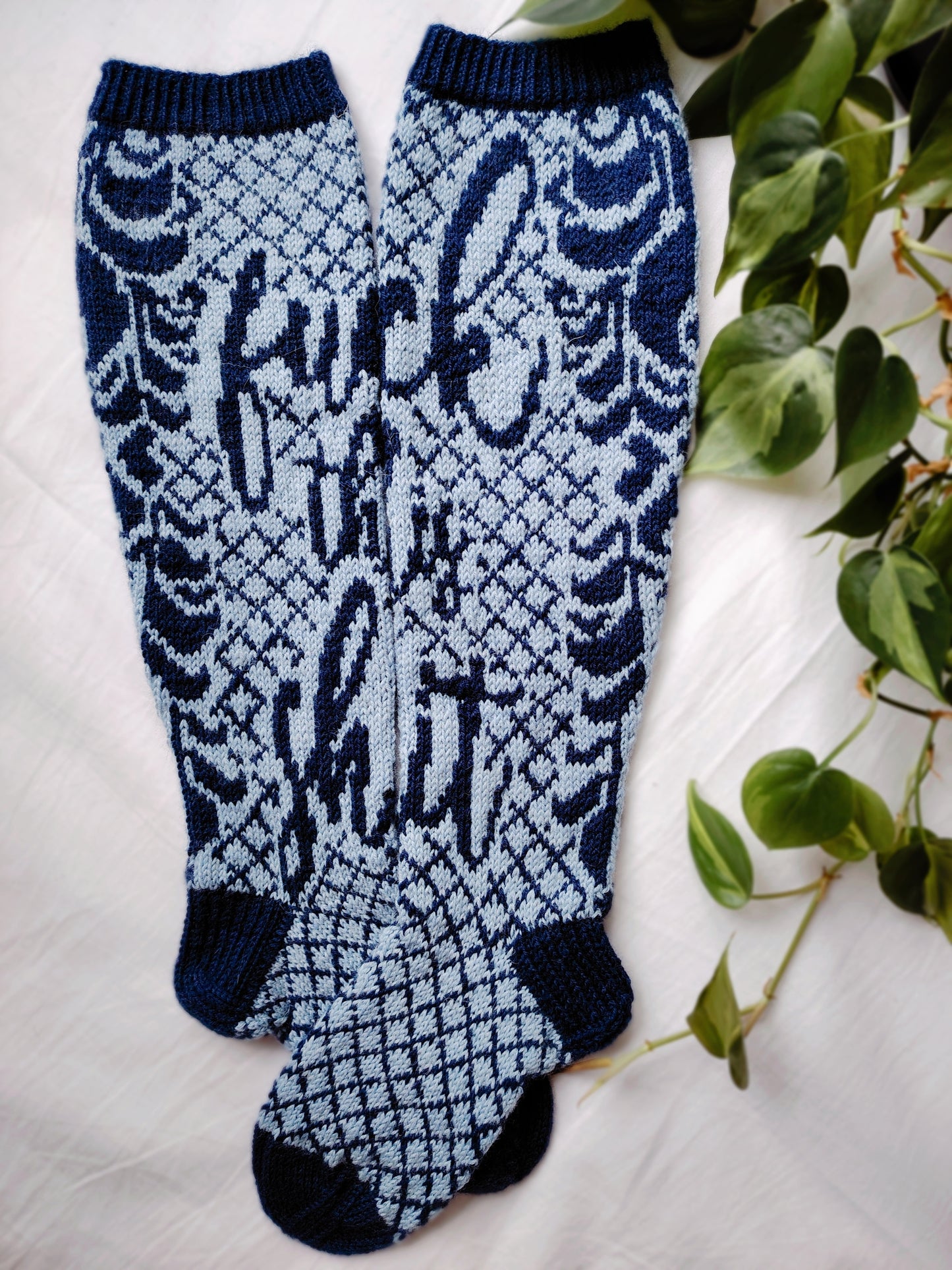 Fuck This Shit - Knitted Sock Pattern