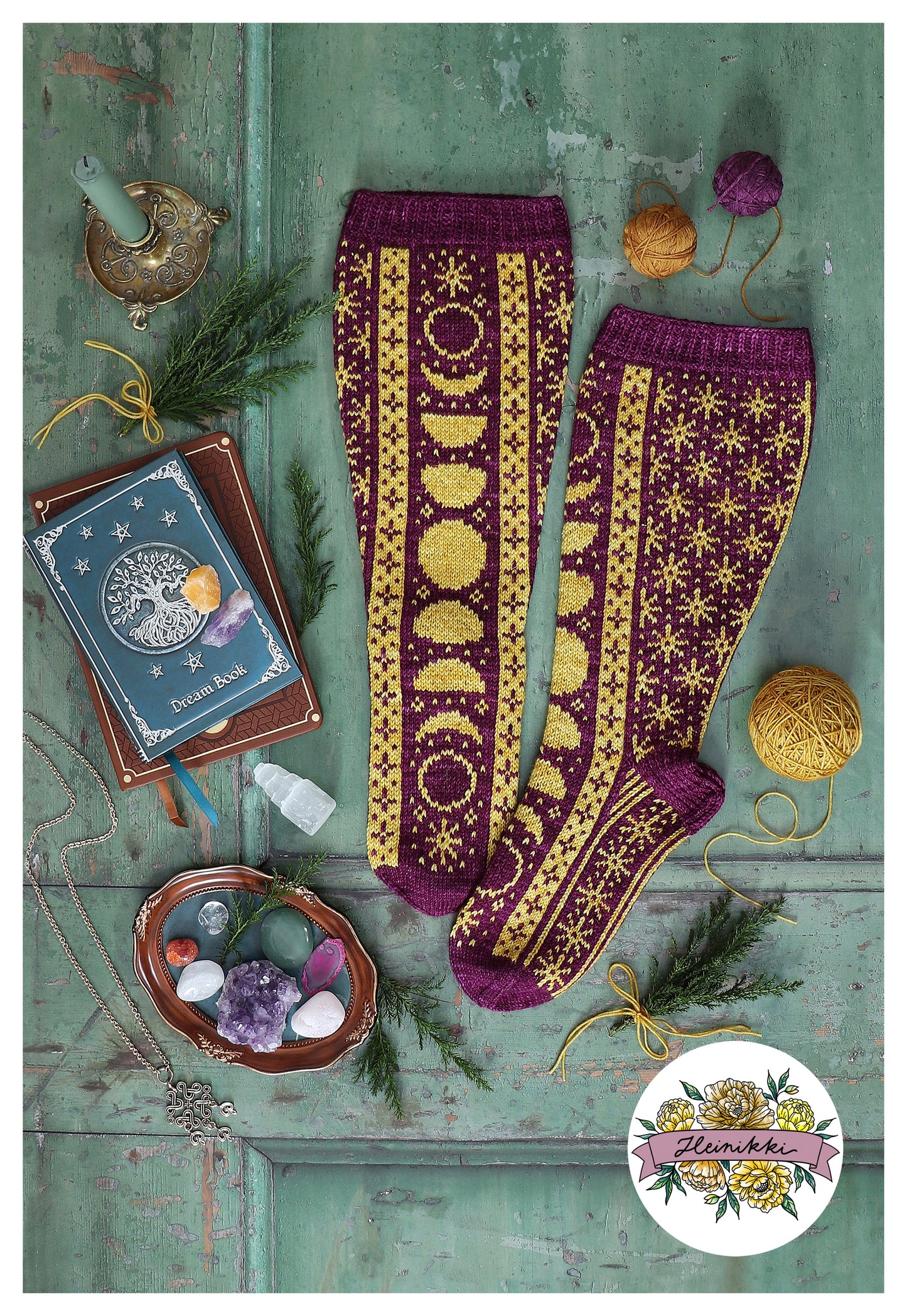 Lunar - Knitted Sock Pattern