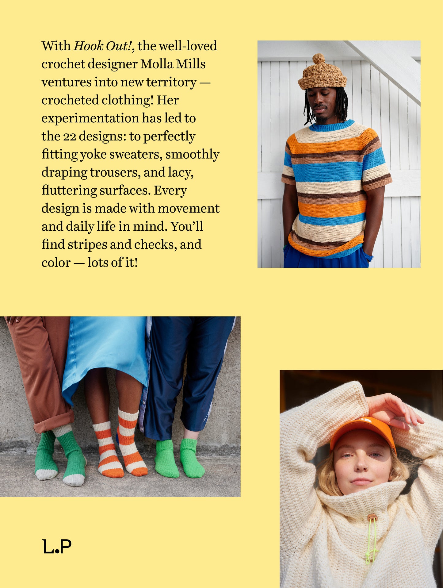 The back cover of the Hook Out! book by Molla Mills