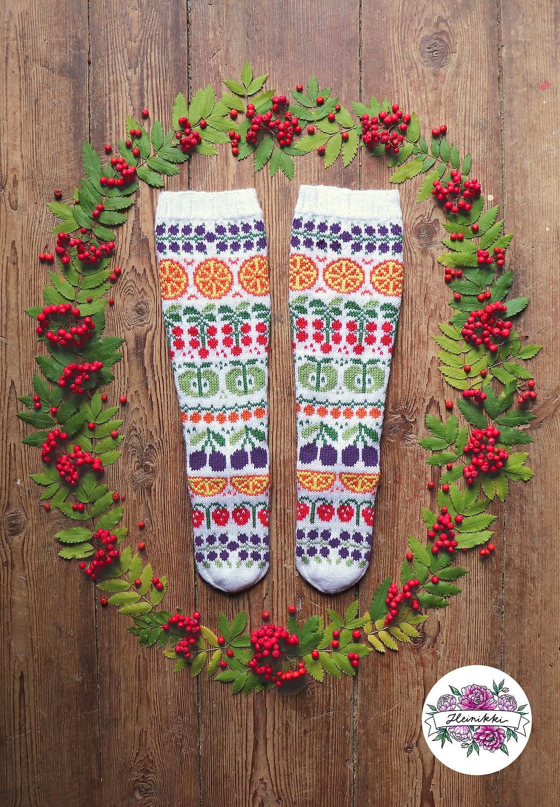 Pomona Knitted Sock Pattern Translation