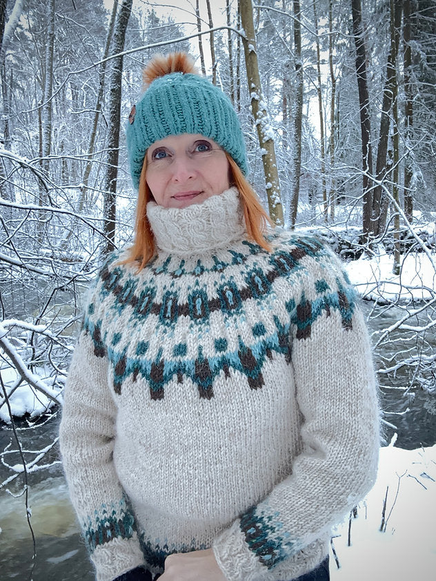 Riisitunturi Bulky - Knitted Sweater Pattern