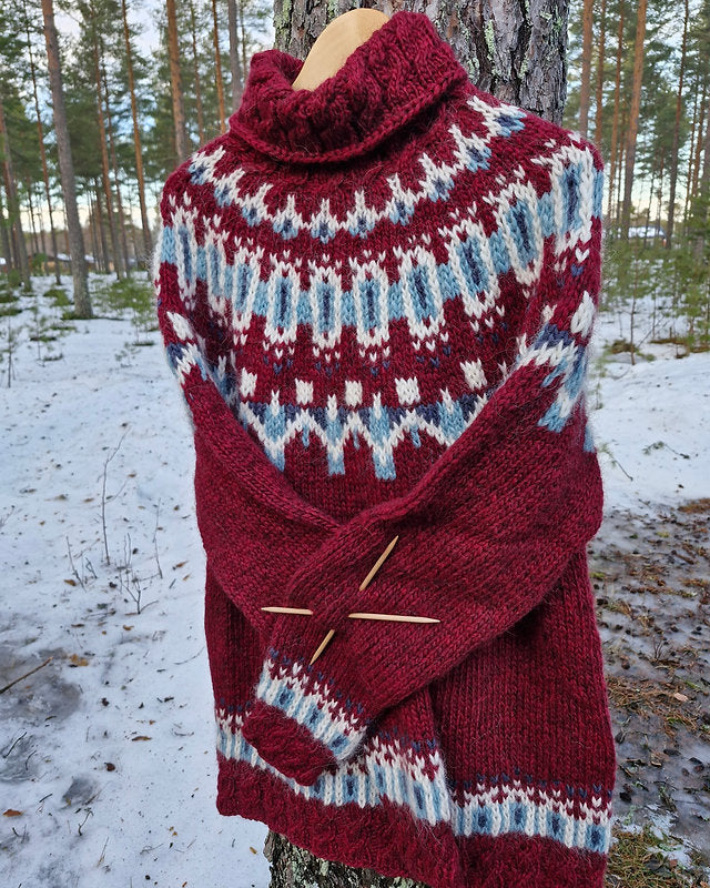 Riisitunturi Bulky - Knitted Sweater Pattern