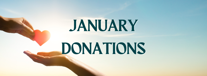 January Donations