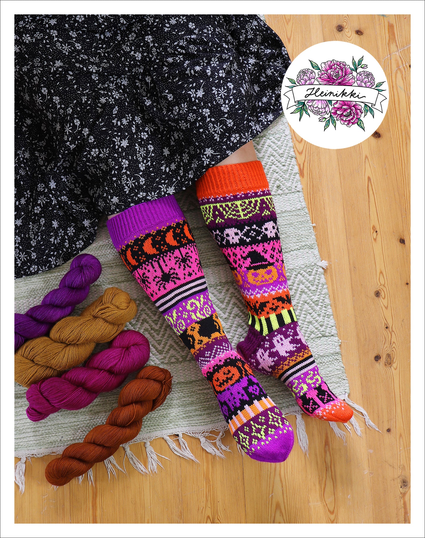 Elviira's Socks - Knitted Sock Pattern