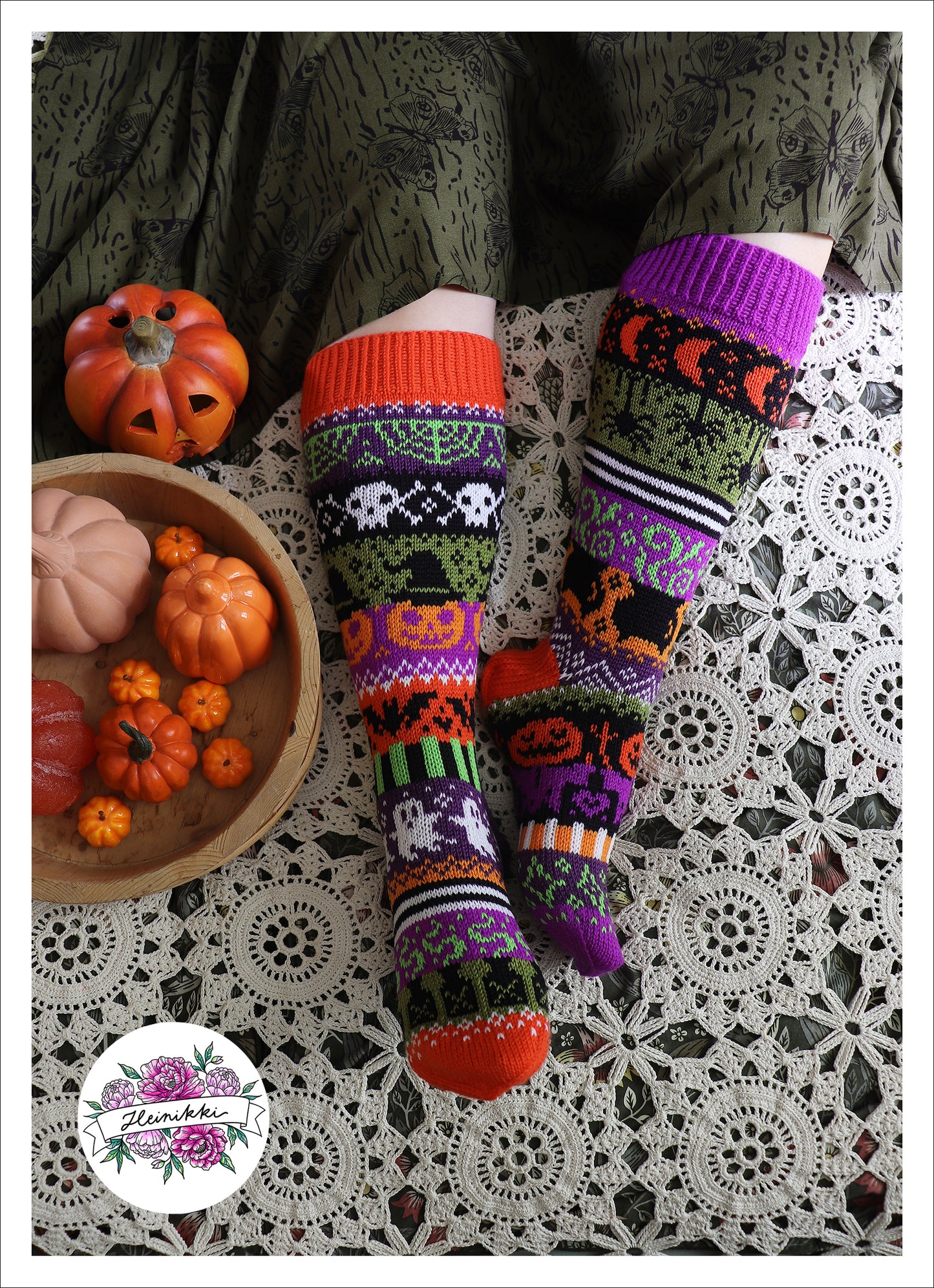 Elviira's Socks - Knitted Sock Pattern