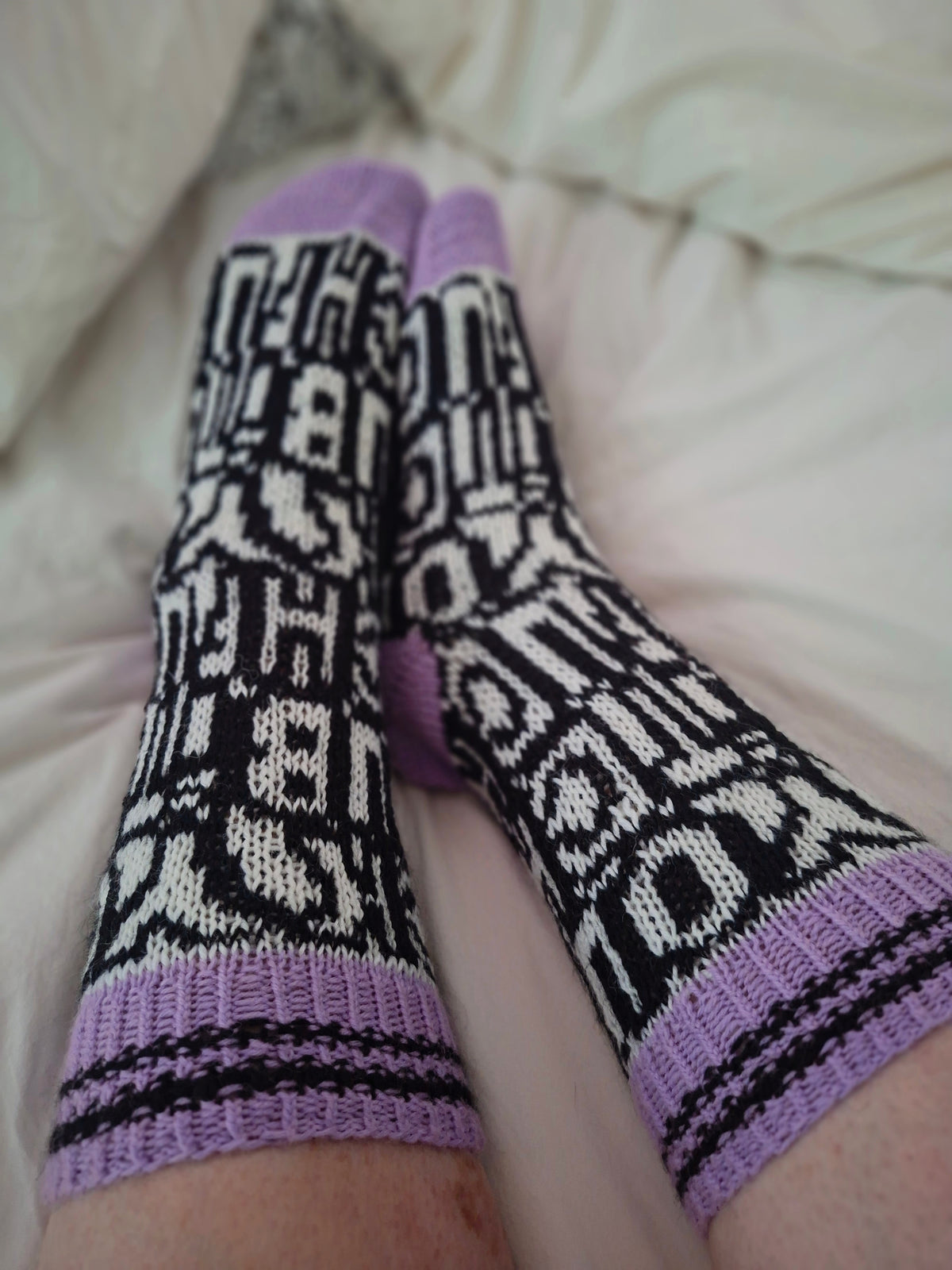Fuck You Bitch - Knitted Sock Pattern