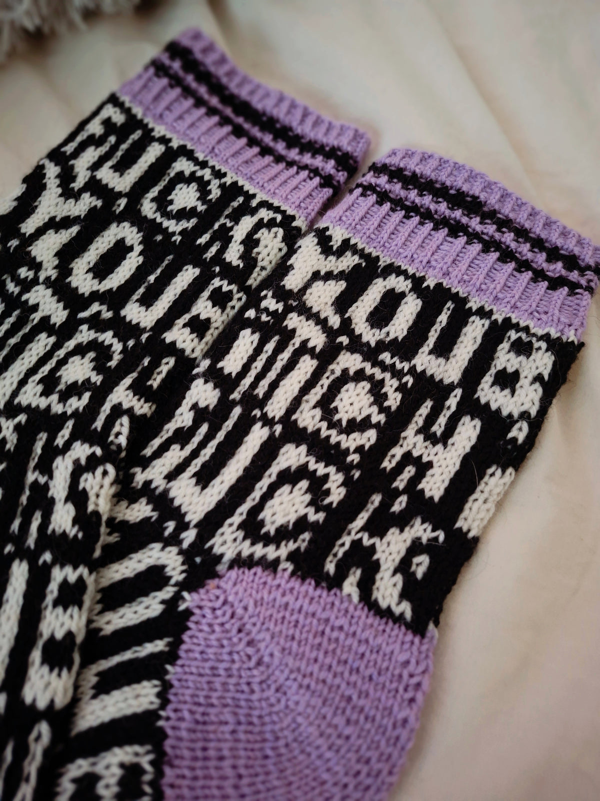 Fuck You Bitch - Knitted Sock Pattern