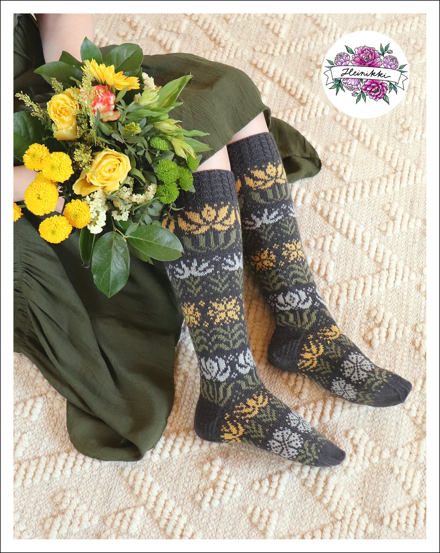 Gardenia - Knitted Sock Pattern