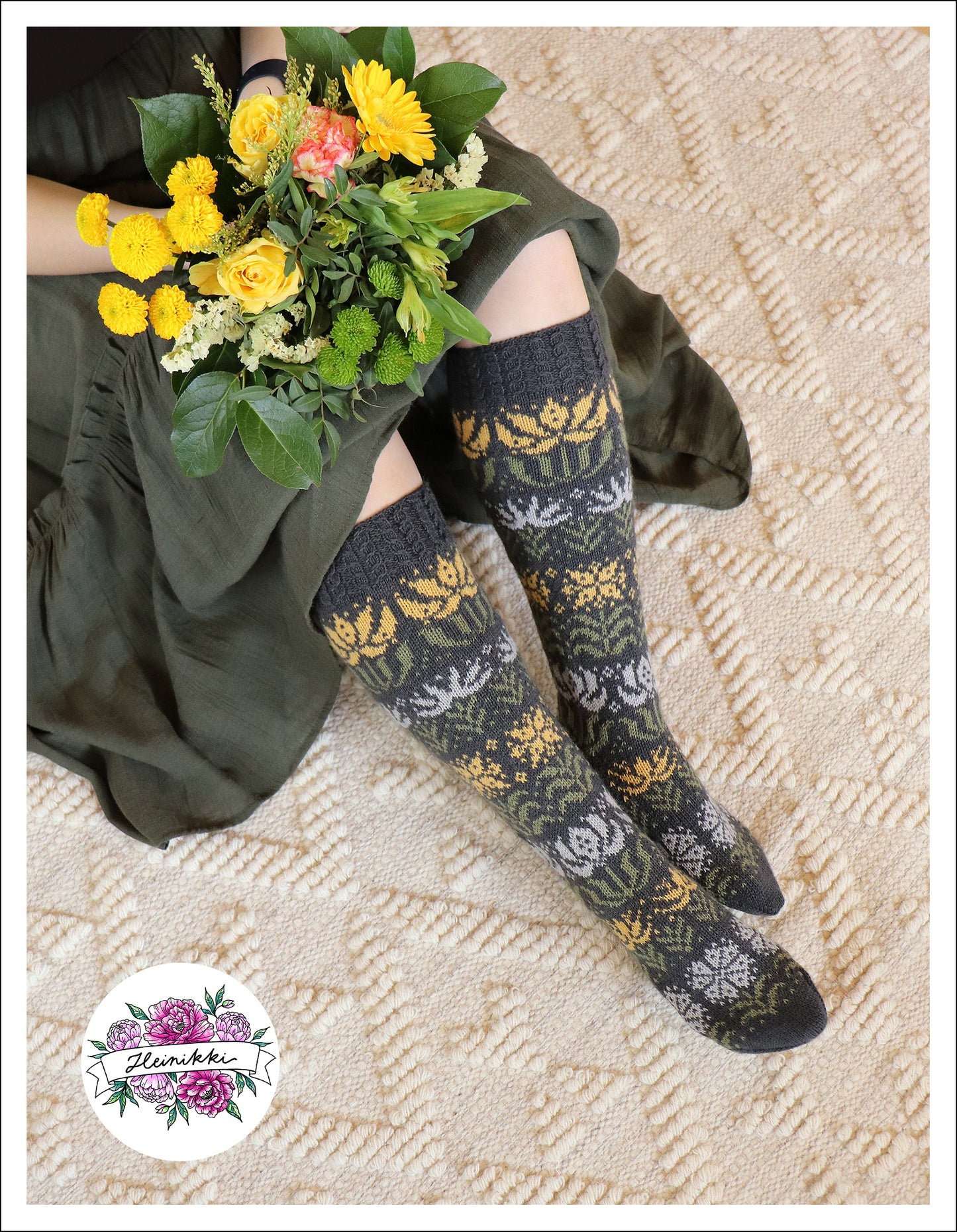 Gardenia - Knitted Sock Pattern