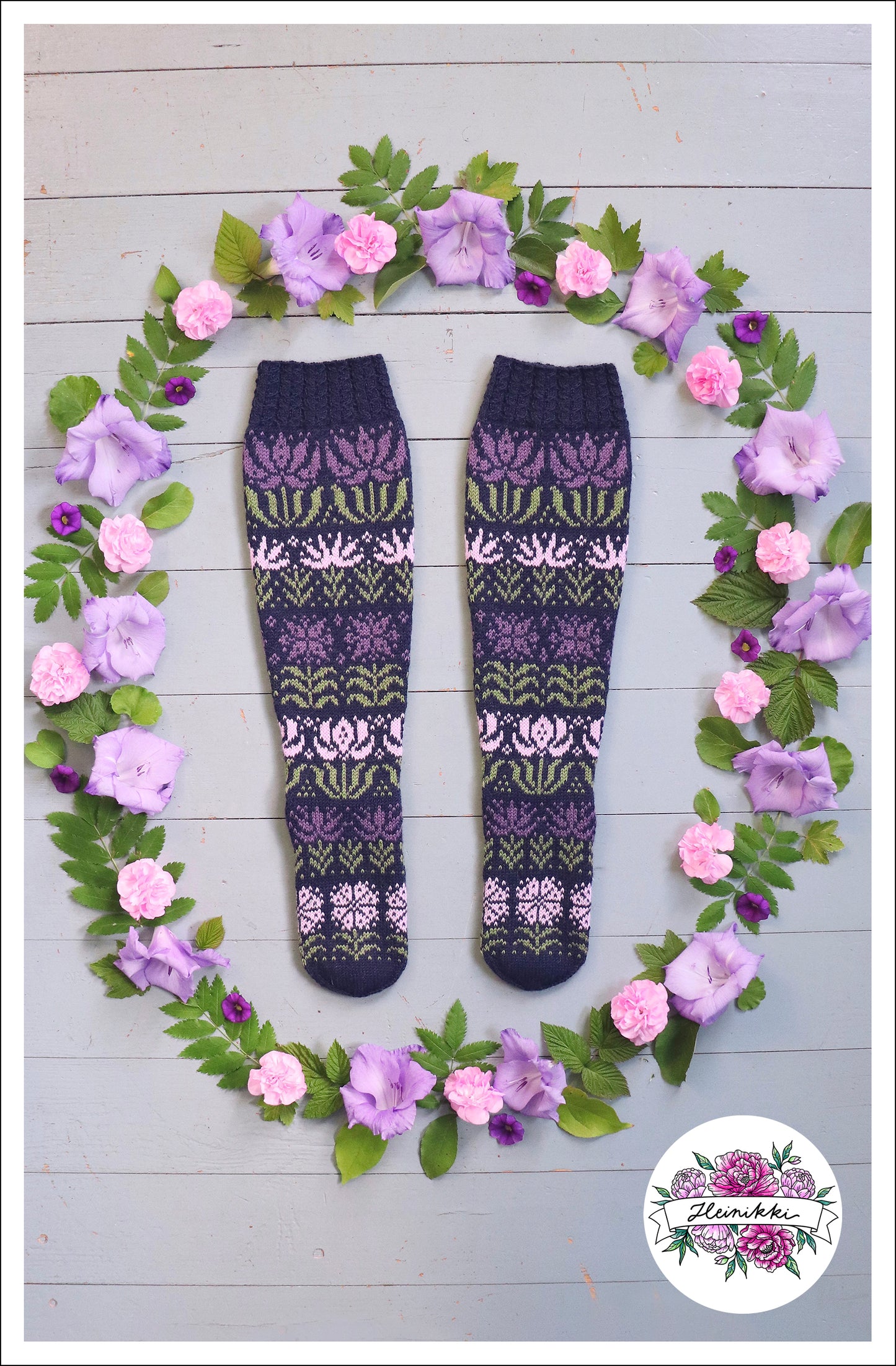 Gardenia - Knitted Sock Pattern