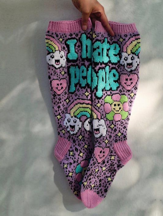 Happy People - Knitted Sock Pattern