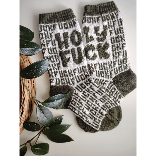 Holy Fuck - Knitted Sock Pattern