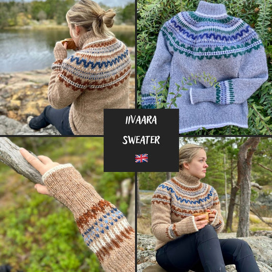Iivaara - Knitted Sweater Pattern