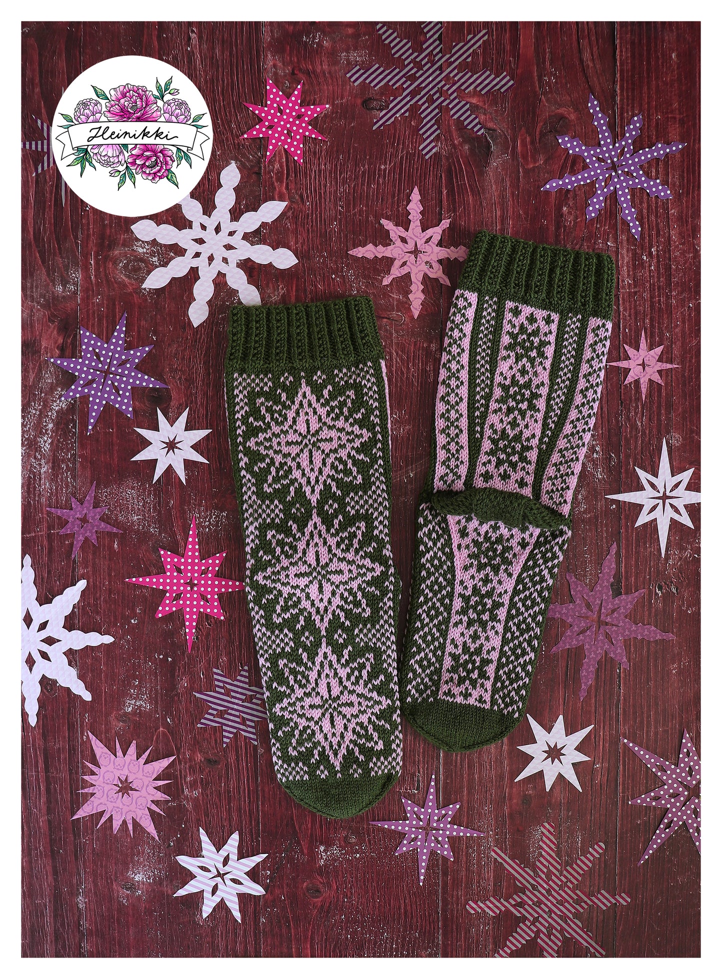 Johtotähti - Knitted Sock Pattern