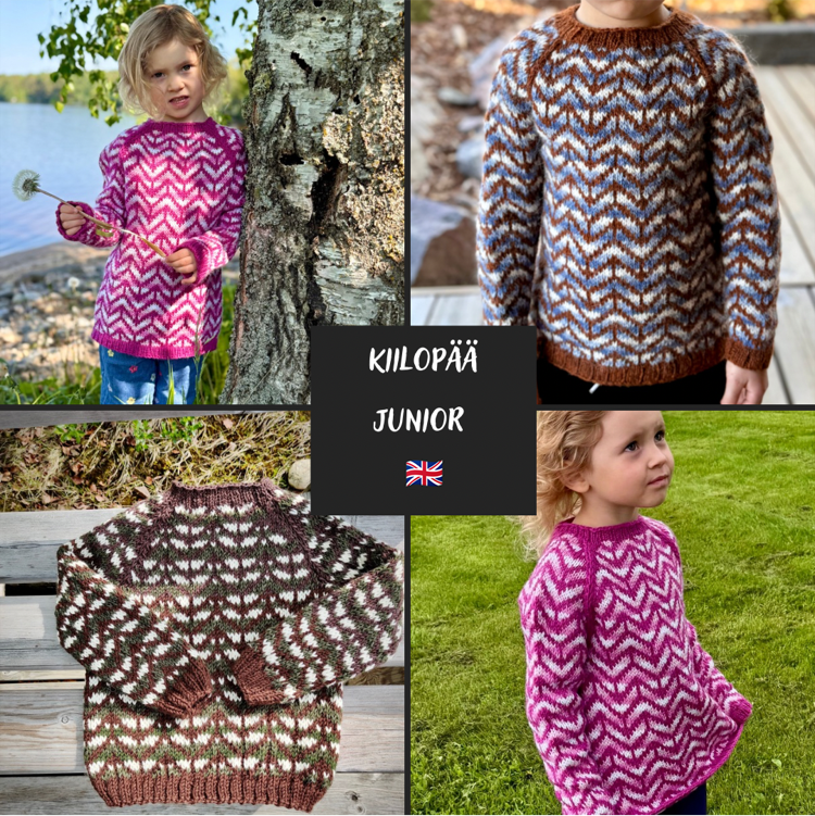 Kiilopää Junior - Knitted Sweater Pattern