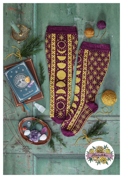 Lunar - Knitted Sock Pattern