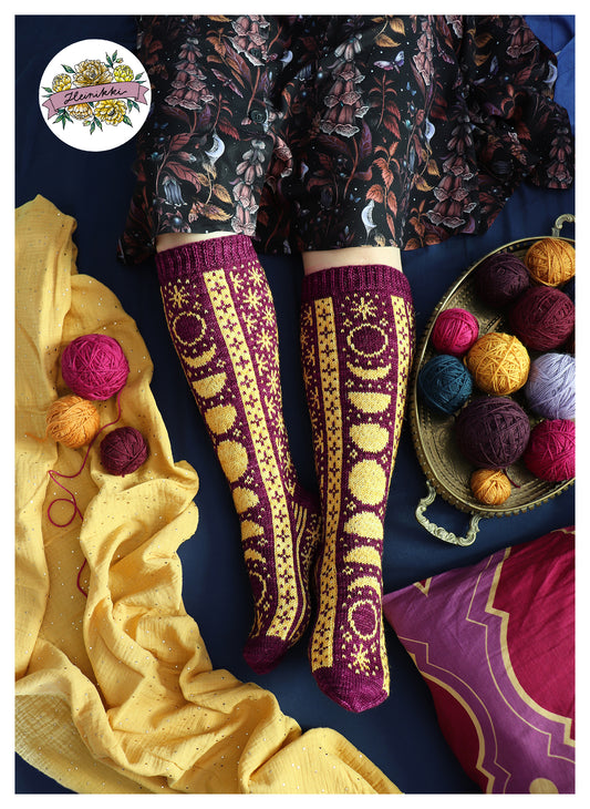Lunar - Knitted Sock Pattern