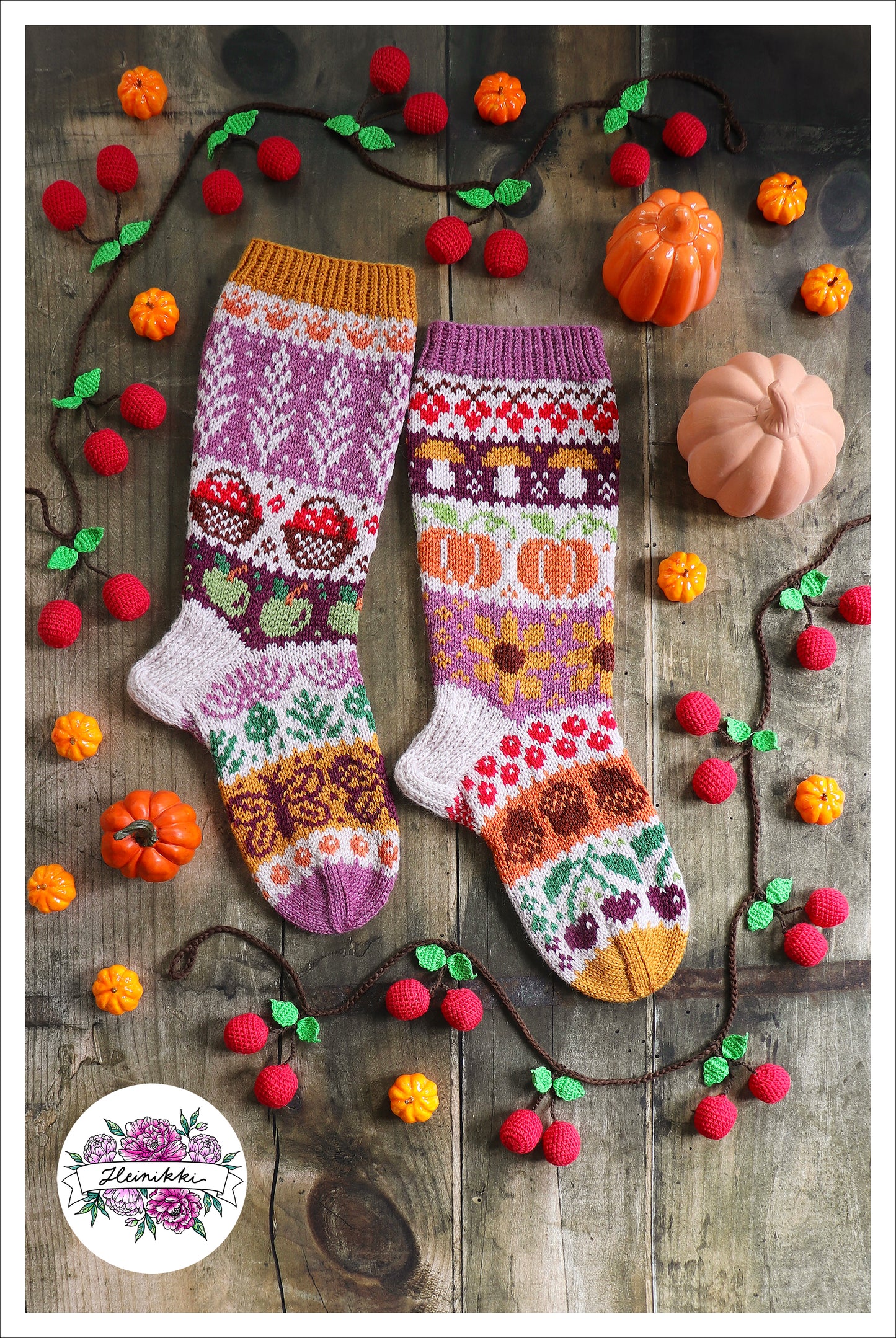 Mabon - Knitted Sock Pattern