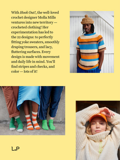 The back cover of the Hook Out! book by Molla Mills