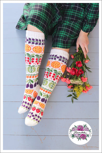 Pomona Knitted Sock Pattern Translation