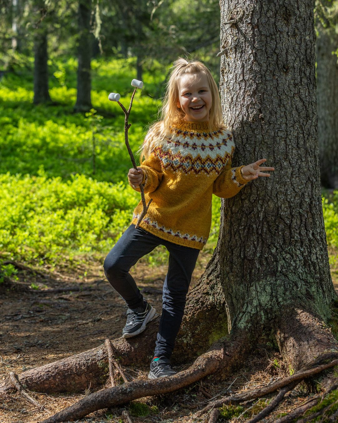 Sipoonkorpi Junior - Knitted Sweater Pattern