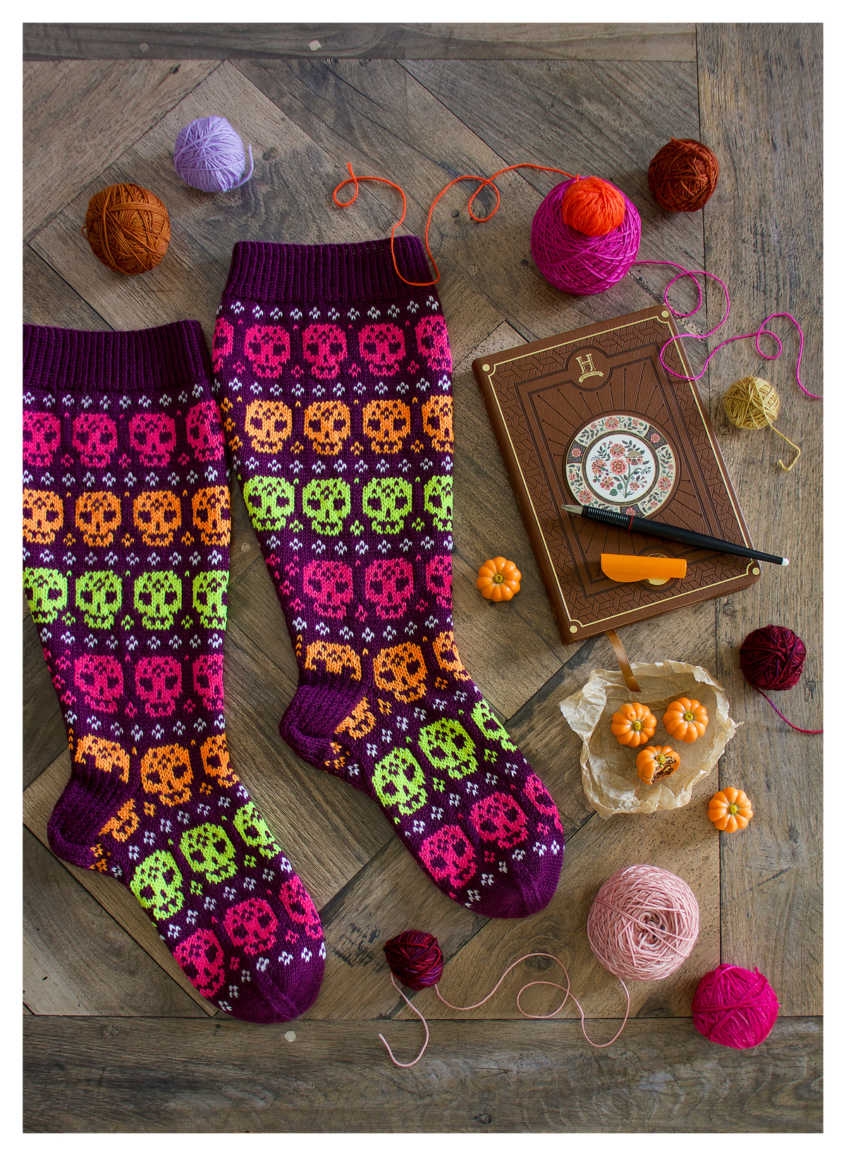 Viva la Vida - Knitted Sock Pattern