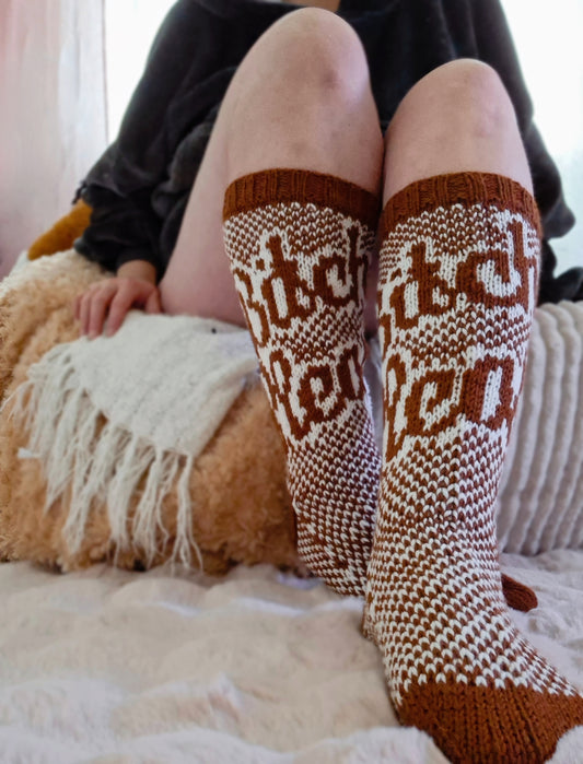 Bitch Please - Knitted Sock Pattern