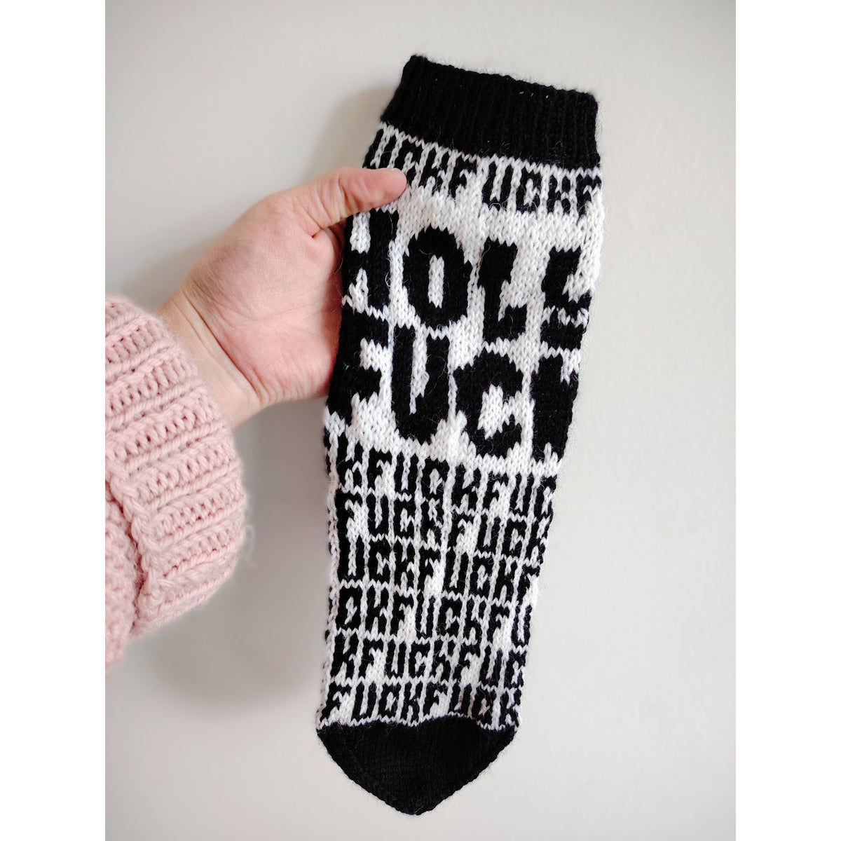 Holy Fuck - Knitted Sock Pattern