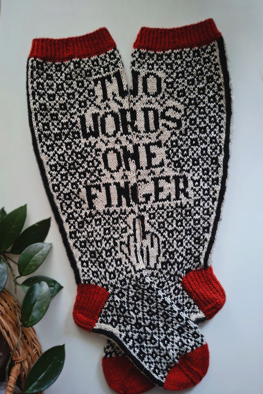 One Finger - Knitted Sock Pattern